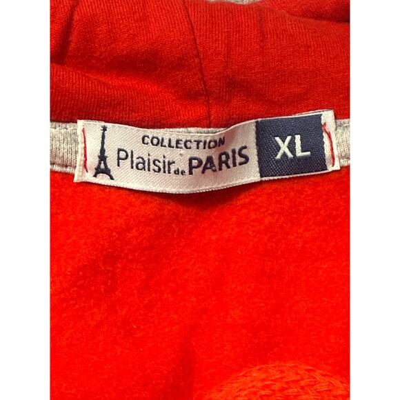 Plaisir de Paris Hooded Sweater, Size XL - Picture 4 of 5